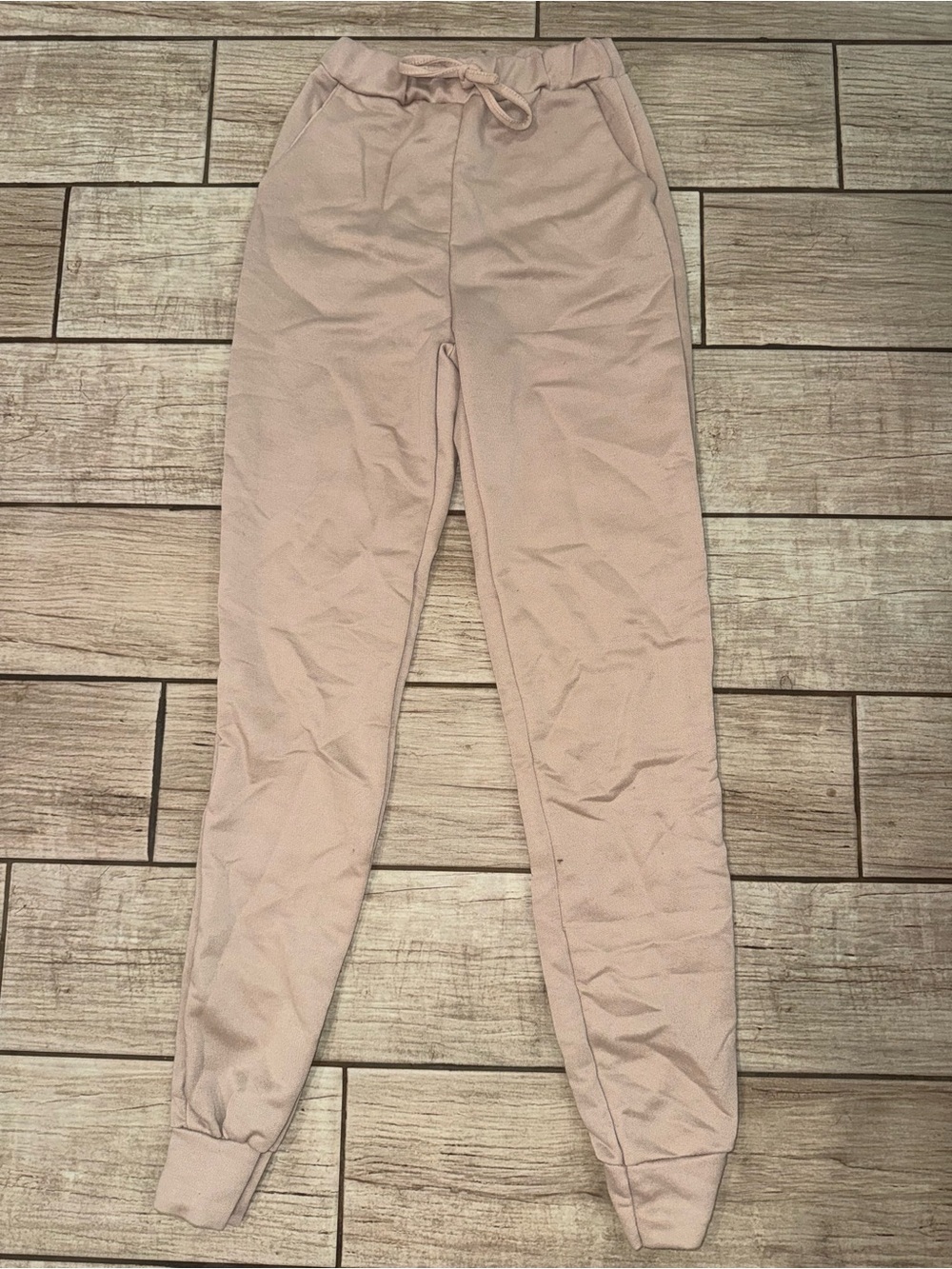 PrettyLittleThing Tan Drawstring Joggers